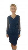 Tilda ruha kék lurex